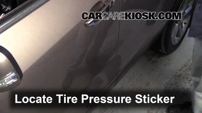 2014 Buick Encore 1.4L 4 Cyl. Turbo Tires & Wheels Check Tire Pressure